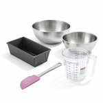 ZENKER Set de 5 ustensiles de pâtisserie moule à gâteaux bols spatule pâtisserie et verre doseur Spécial mini Spécial mini Zenker  Spécial mini