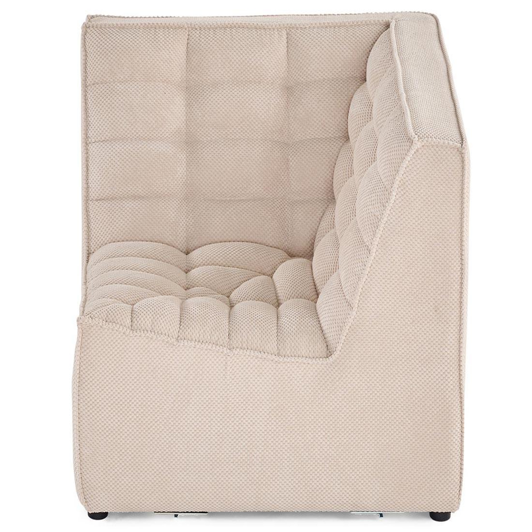 Voir la diapositive 6 : BEST MOBILIER Ellie - module d'angle en velours texturé