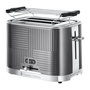 Voir la diapositive 1 : Russell Hobbs Russell Hobbs 25250-56 Toaster Grille-Pain Geo Steel, 4 Fonctions, Temperature Ajustable, Rechauffe Viennoiseries, Pince