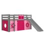 Voir la diapositive 1 : Paris Prix Pack - Lit Enfant Toboggan & Tente  Pino Flower  Gris
