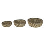 Voir la diapositive 2 : Paris Prix Lot de 3 Coupelles Déco  Daren  32cm Naturel & Noir