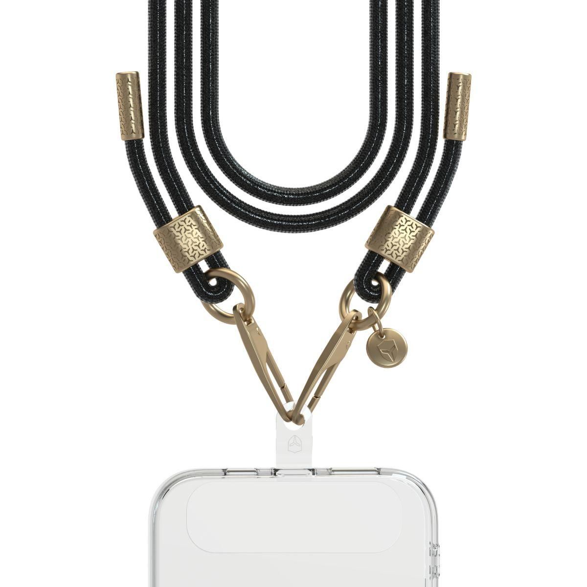 FORCE CASE Bandoulière Cordon Paillette Noir