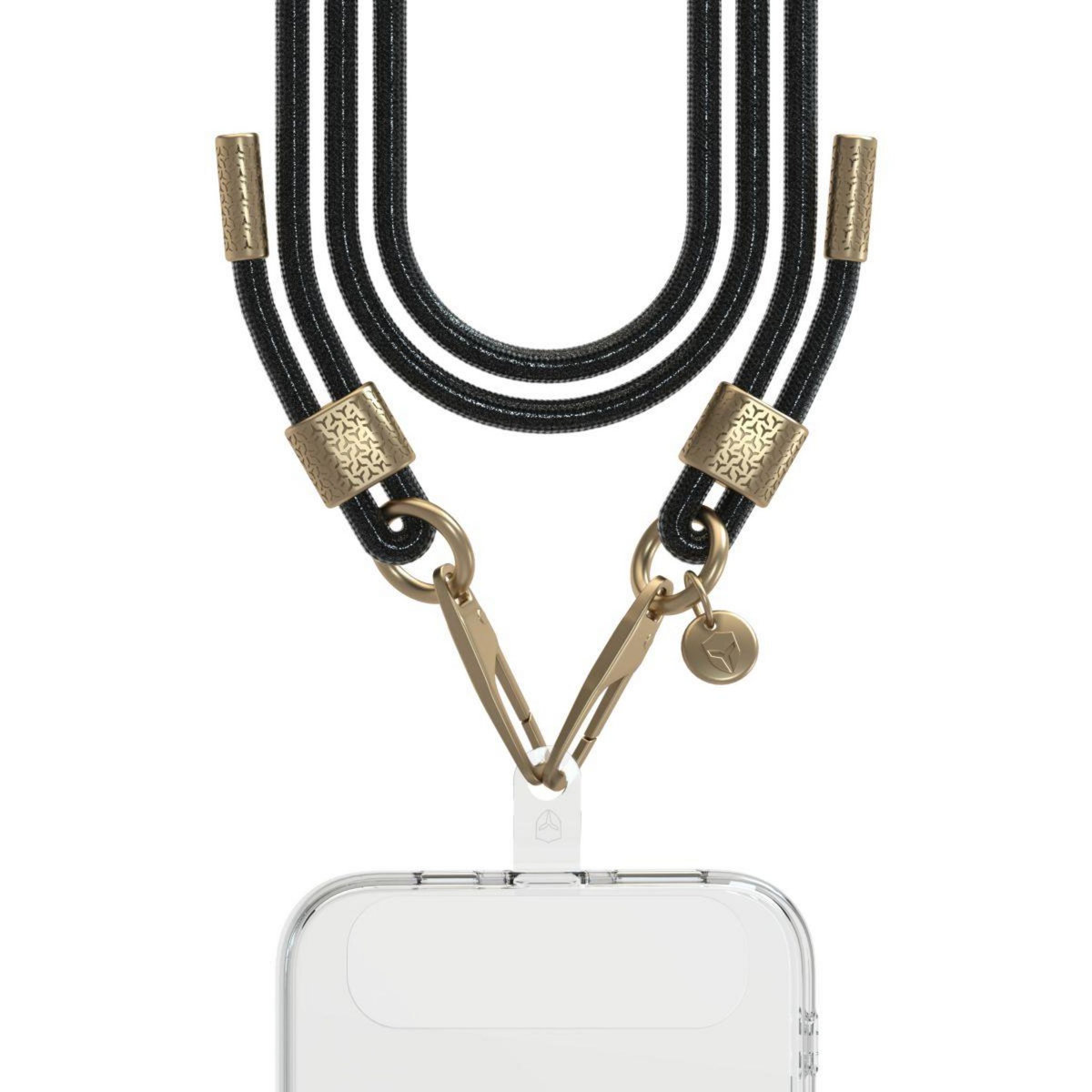 FORCE CASE Bandoulière Cordon Paillette Noir