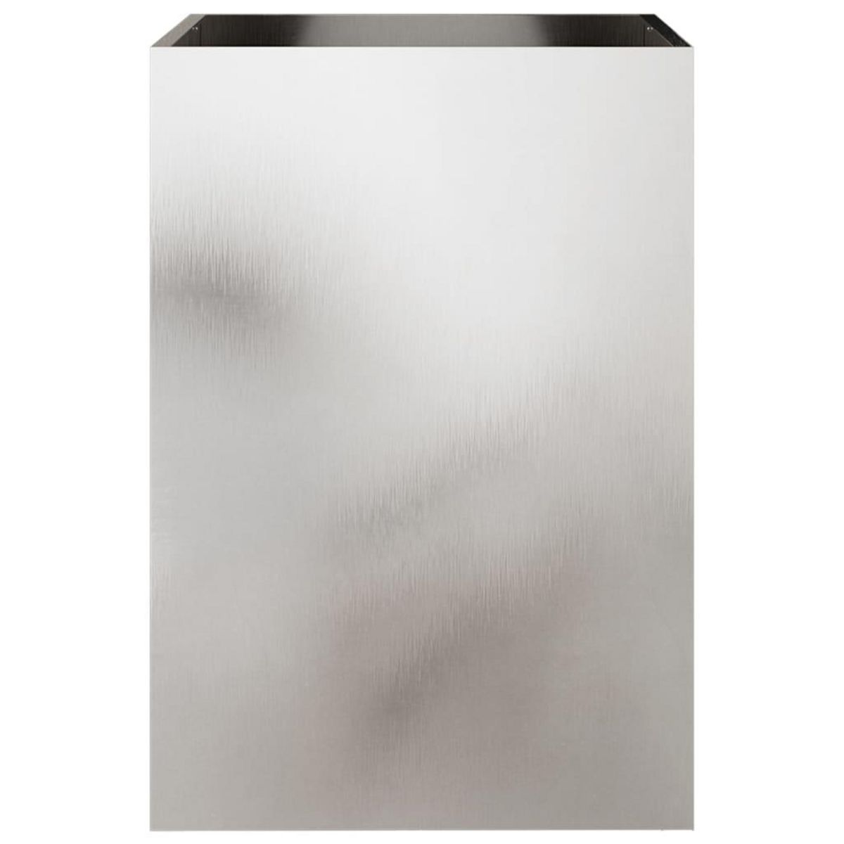 VIDAXL Jardiniere argente 52x48x75 cm acier inoxydable