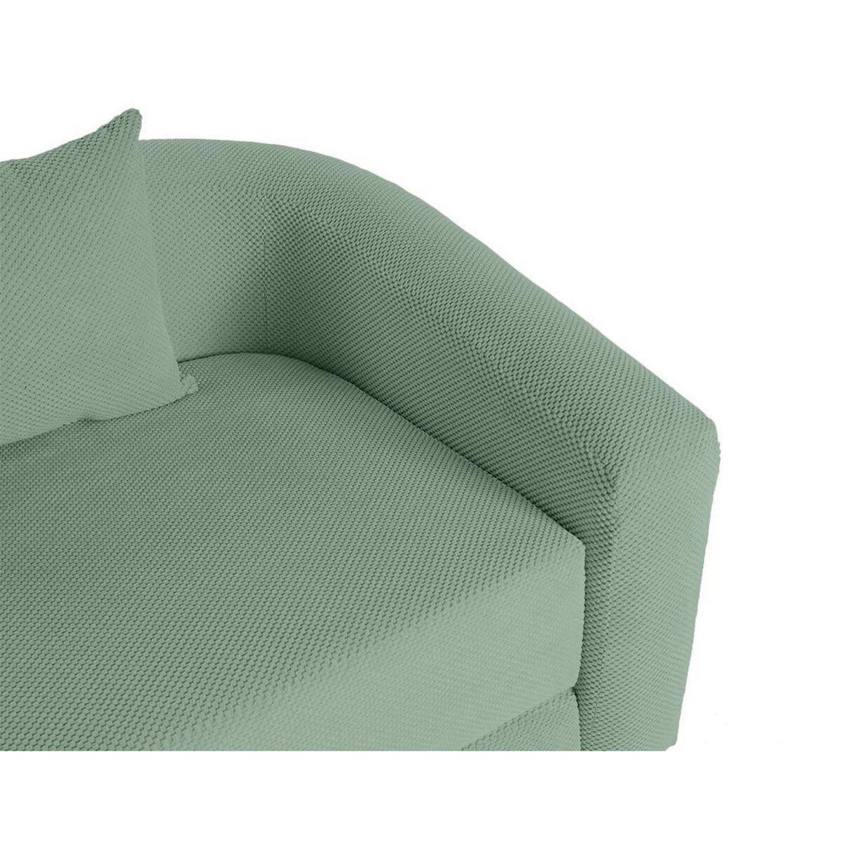 BEST MOBILIER Nuvia - canapé convertible déplimousse 3 places en velours texturé