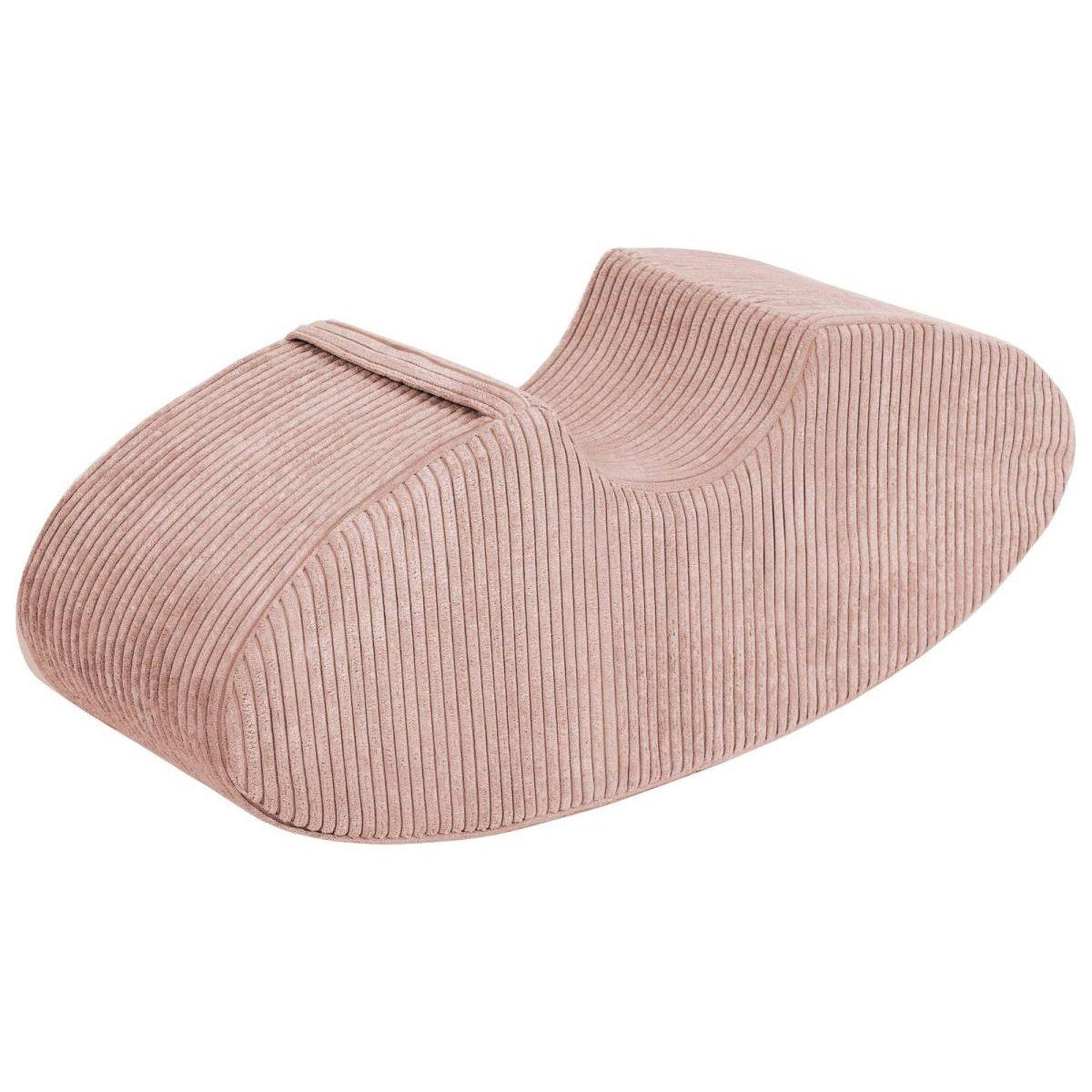 VELINDA Balancelle à bascule Bean Rocker — rose clair (velours côtelé)