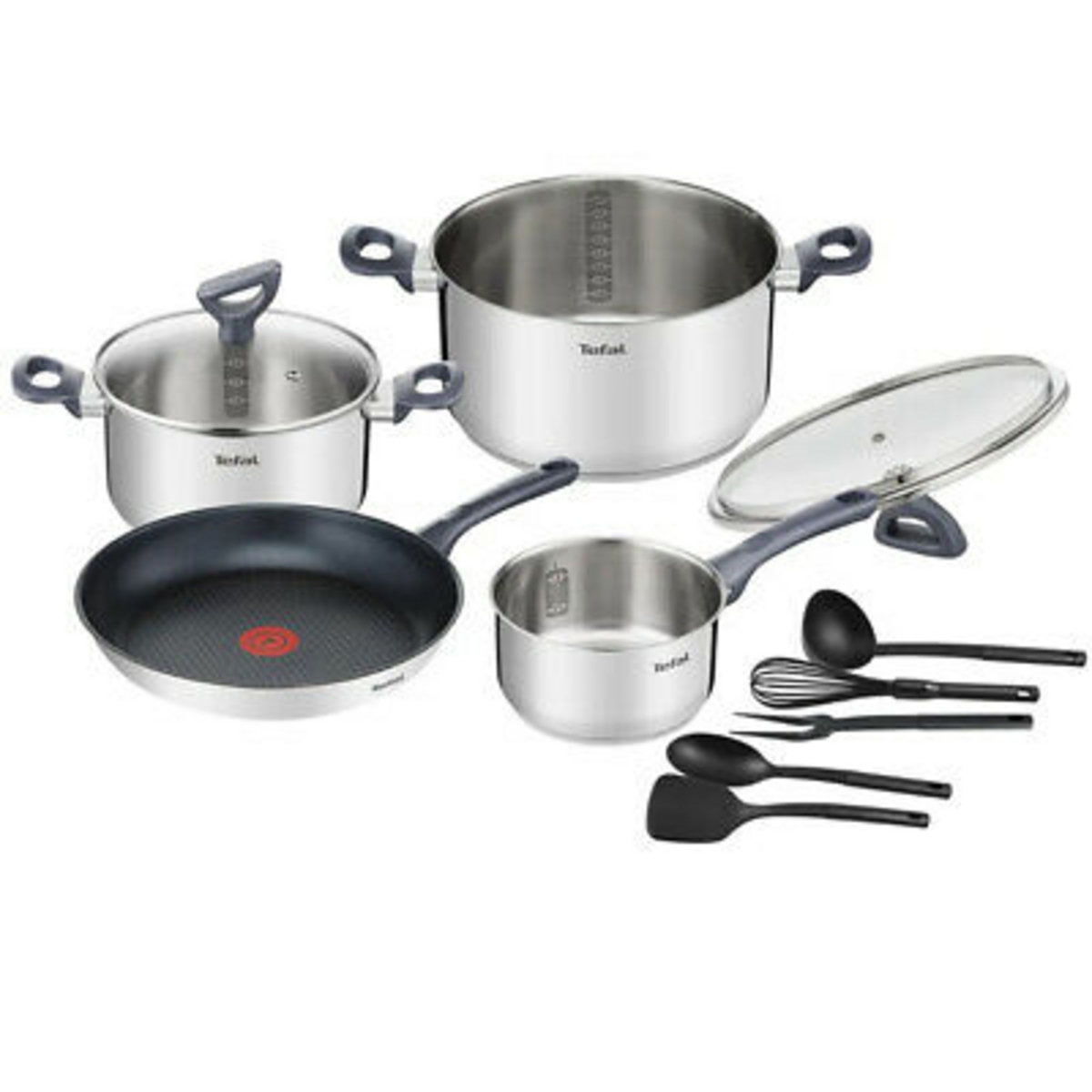 TEFAL Batterie de cuisine induction 11 pièces DAILY COOK