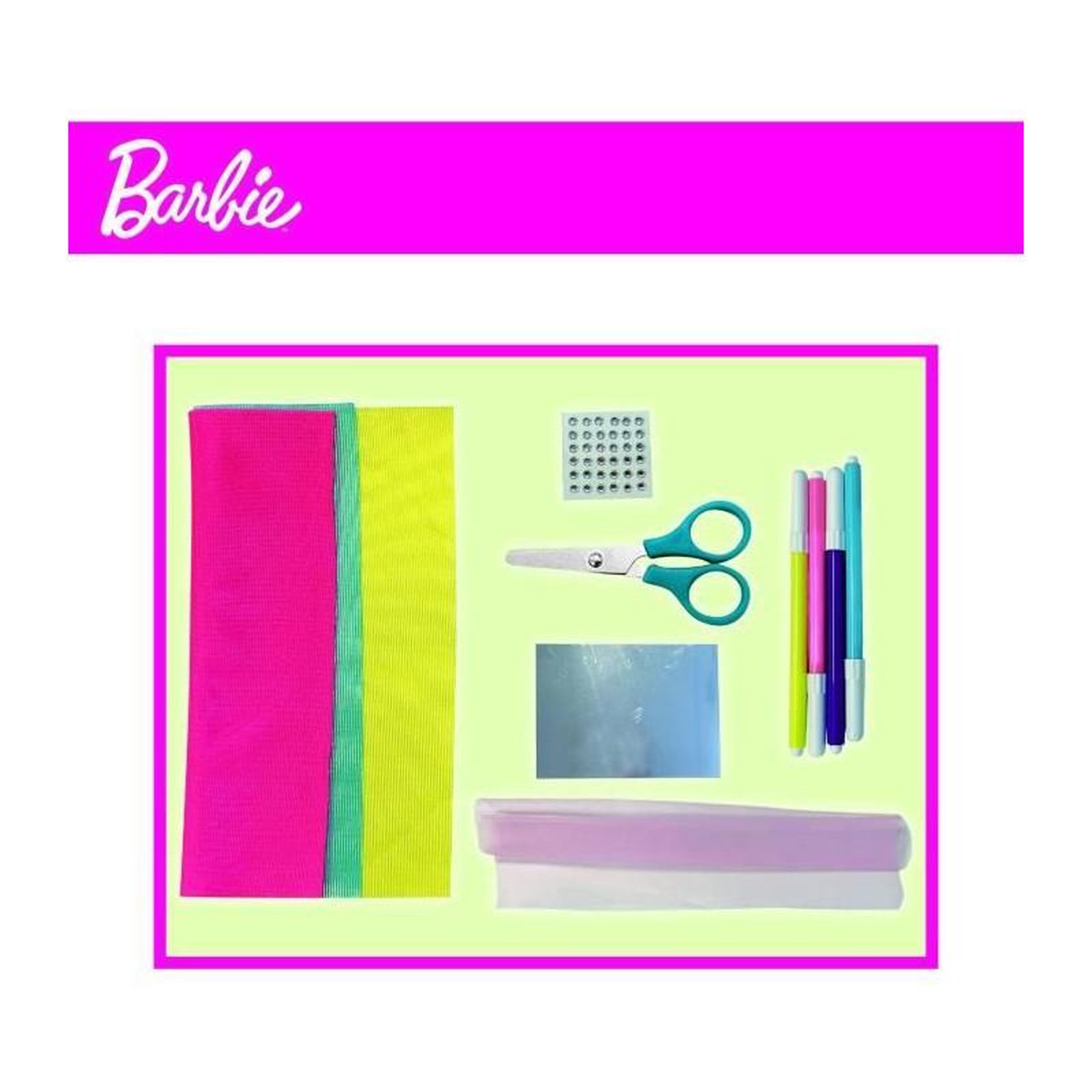 Voir la diapositive 3 : LISCIANI GIOCHI Loft a monter et a décorer éco responsable - Barbie - en carton rigide avec poupéé Barbie - LISCIANI
