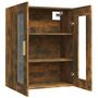 Voir la diapositive 5 : VIDAXL Armoire murale suspendue Chene fume 69,5x34x90 cm