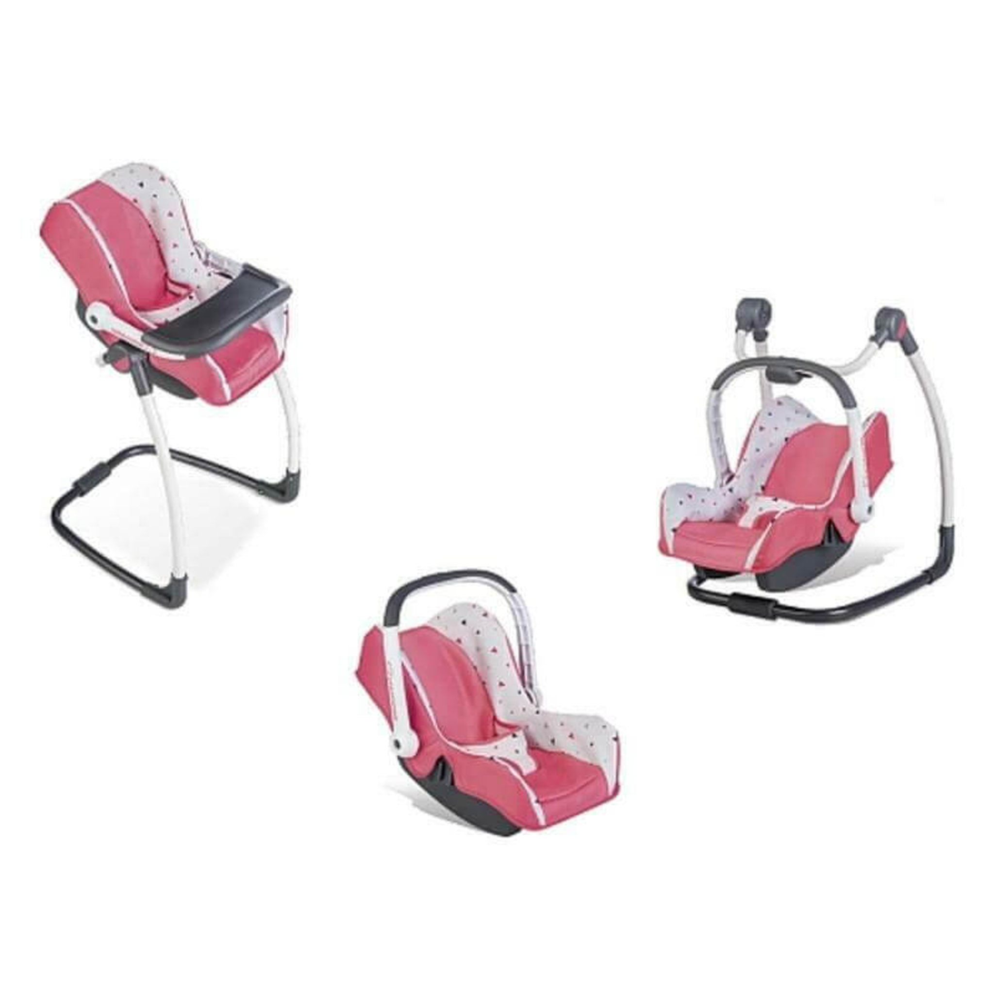 Voir la diapositive 1 : SMOBY BB CONFORT SIEGE + CHAISE HAUTE ROSE