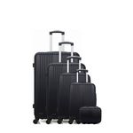 HERO HERO - Set de 5 Valises LIPARI-U. Coloris disponibles : Beige, Bleu, Gris, Rose, Noir