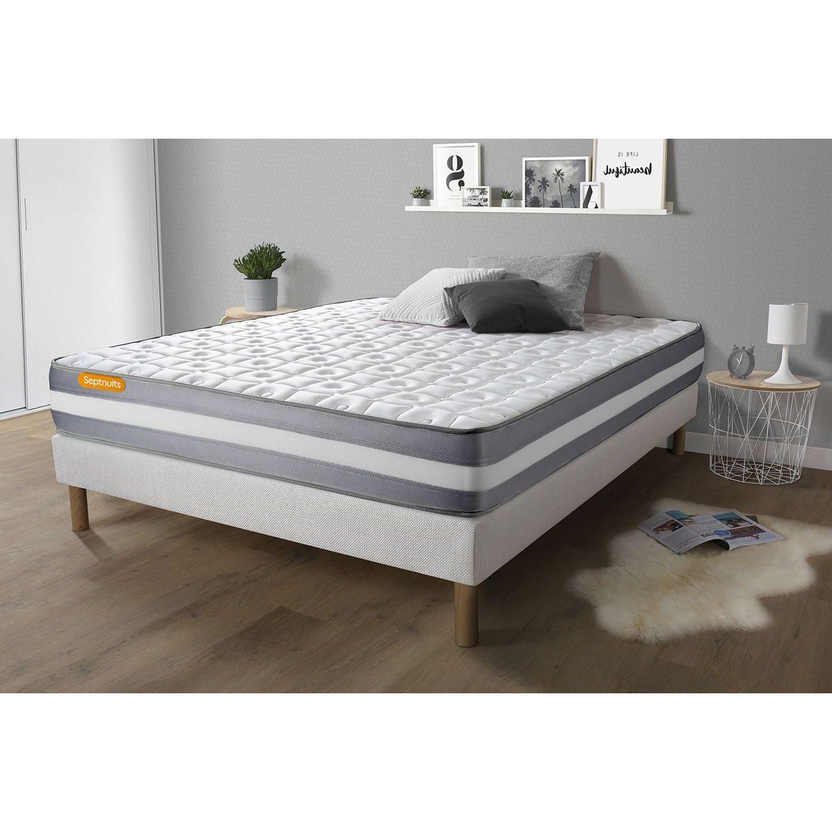 SEPTNUITS Matelas mémoire de forme Memo Plus 3 zones de confort