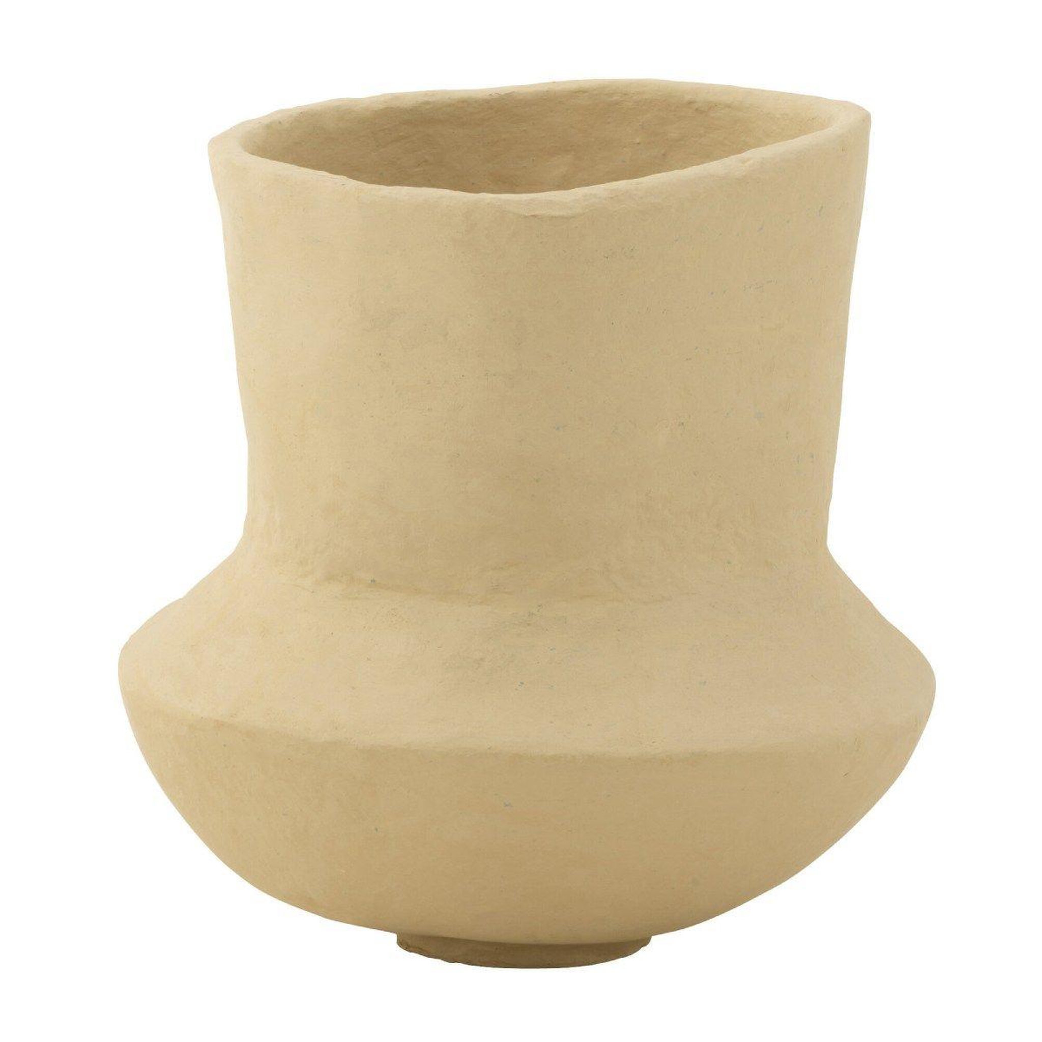J-LINE Pot en papier mâché  archaique  45cm naturel