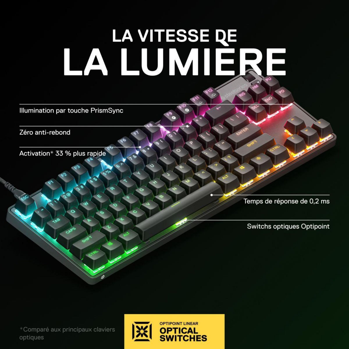 STEEL SERIES Clavier gamer Apex 9 TKL