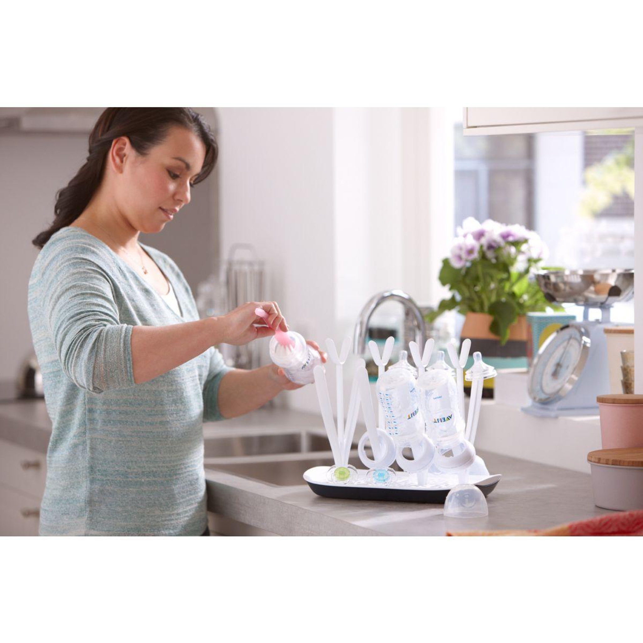 Voir la diapositive 3 : PHILIPS AVENT Egoutte biberon SCF149/00