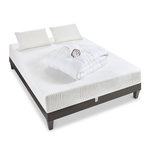 BELLECOUR BELLECOUR LITERIE | Pack Prêt à dormir VOSGES | Matelas Mousse Haute Densité + Sommier + Accessoires. Coloris disponibles : Blanc