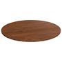 Voir la diapositive 1 : VIDAXL Dessus de table rond Marron fonce Ø60x1,5cm Chene massif traite
