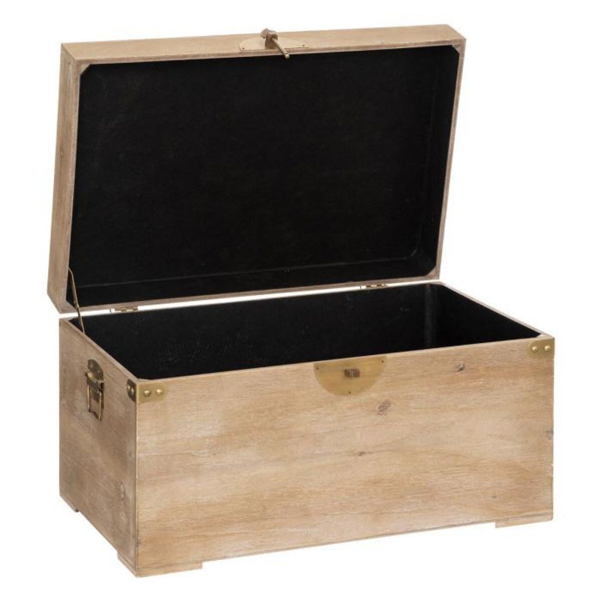 ATMOSPHERA Lot de 3 Malles Déco  Jiling  58cm Naturel