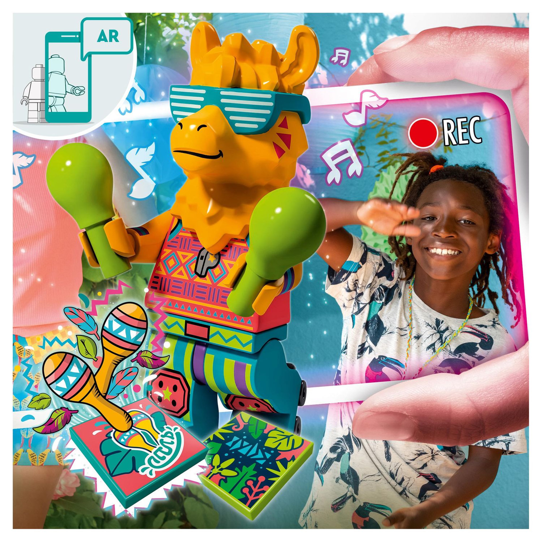 Voir la diapositive 3 : LEGO VIDIYO 43105 Party Llama BeatBox 