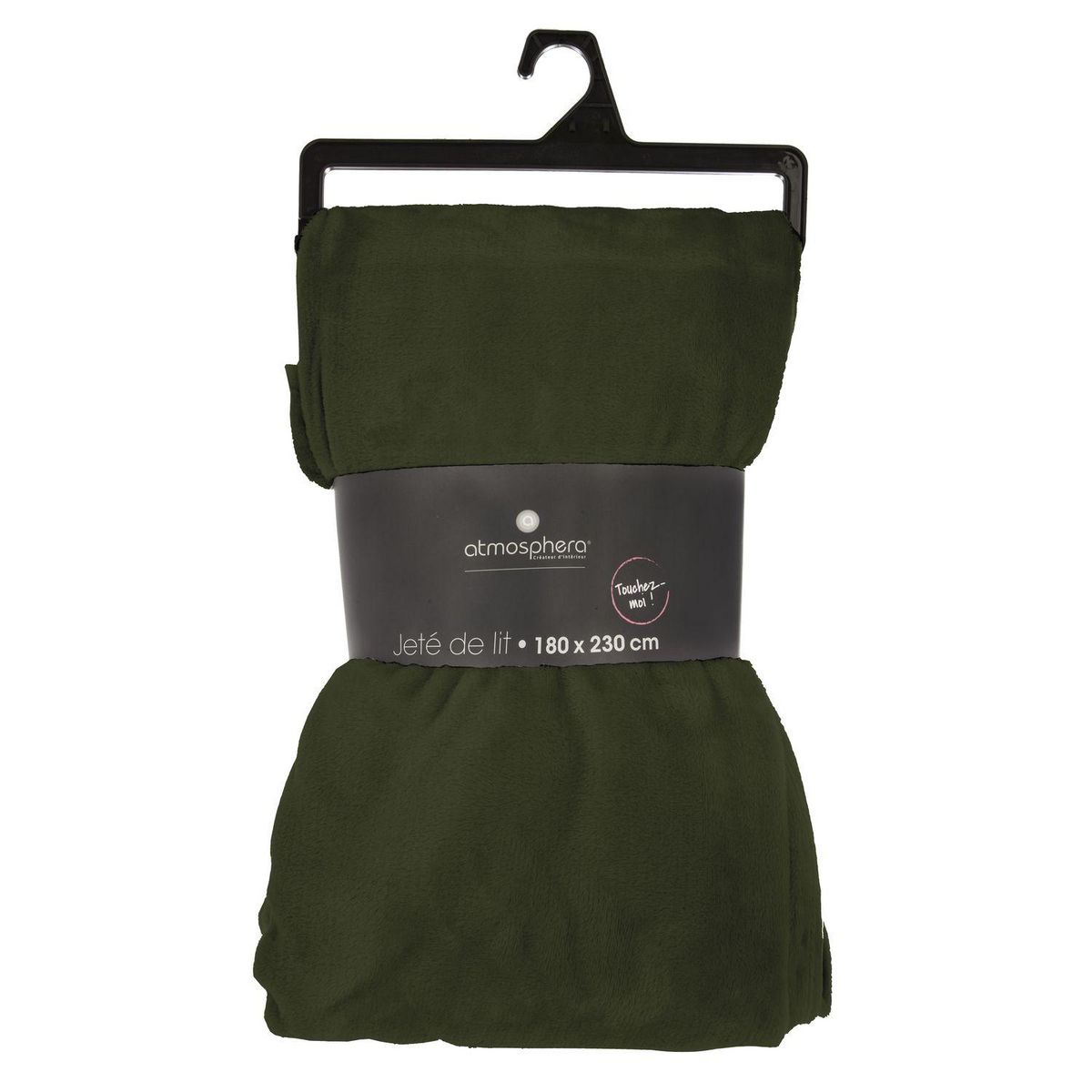 ATMOSPHERA Grand Plaid en flanelle uni