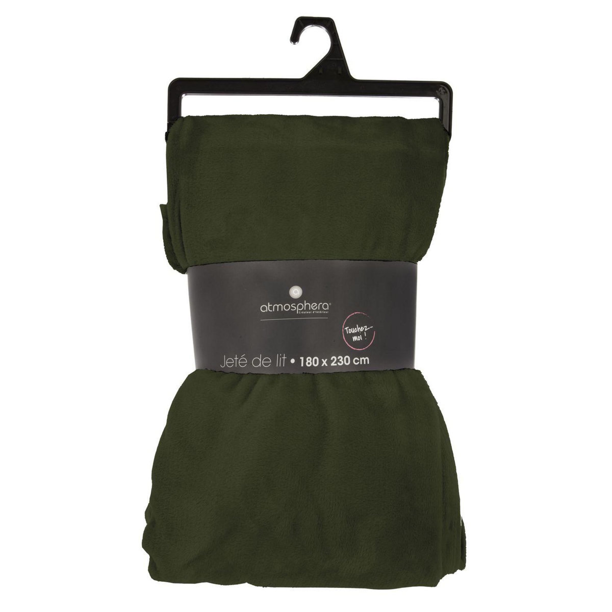 ATMOSPHERA Grand Plaid en flanelle uni