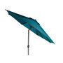 Voir la diapositive 3 : HESPERIDE Parasol droit rond Loompa Bleu canard - 3 m - Hespéride