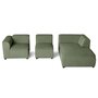 Voir la diapositive 3 : LISA DESIGN Suaro - canapé modulable d'angle droit 4 places en tissu texturé