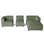 Voir la diapositive 3 : LISA DESIGN Suaro - canapé modulable d'angle droit 4 places en tissu texturé