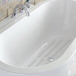 CENTRALE BRICO Pastilles antidérapantes blanc pour baignoire / douche, Grip