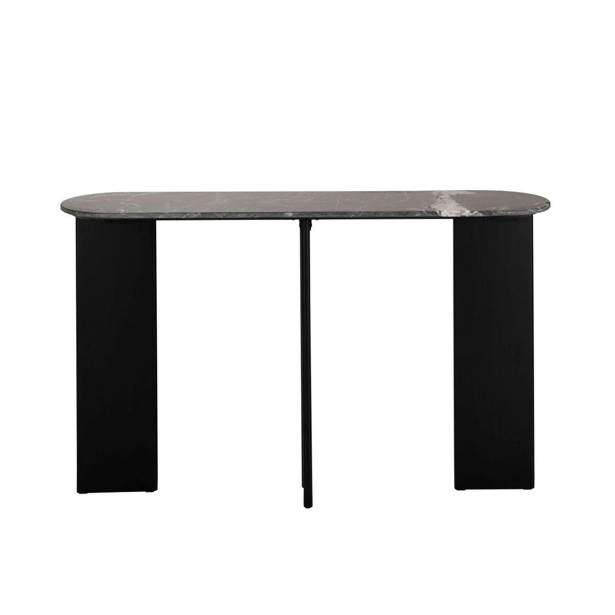 Voir la diapositive 2 : J-LINE Console en marbre  mathilde  140cm noir