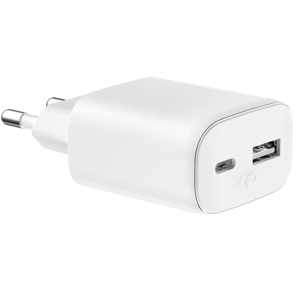FORCE POWER Chargeur 45W USB-A et USB-C PowerDelivery Blanc