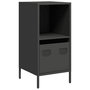 Voir la diapositive 2 : VIDAXL Buffet noir 35x39x73,5 cm acier lamine a froid