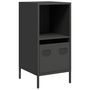Voir la diapositive 2 : VIDAXL Buffet noir 35x39x73,5 cm acier lamine a froid