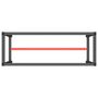 Voir la diapositive 5 : VIDAXL Cadre de banc de travail Noir et rouge mat 140x50x79 cm Metal