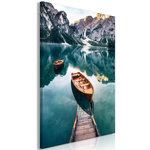 Paris Prix Tableau Imprimé  Boats in Dolomites. Coloris disponibles : Multicolore