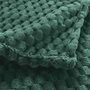 Voir la diapositive 2 : Paris Prix Plaid Flanelle en Relief  Mini Frosty  125x150cm Vert Cèdre