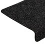 Voir la diapositive 5 : VIDAXL Tapis d'escalier 15 pcs Tissu aiguillete 65x21x4 cm Noir