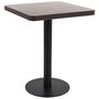 Voir la diapositive 1 : VIDAXL Table de bistro Marron fonce 60x60 cm MDF