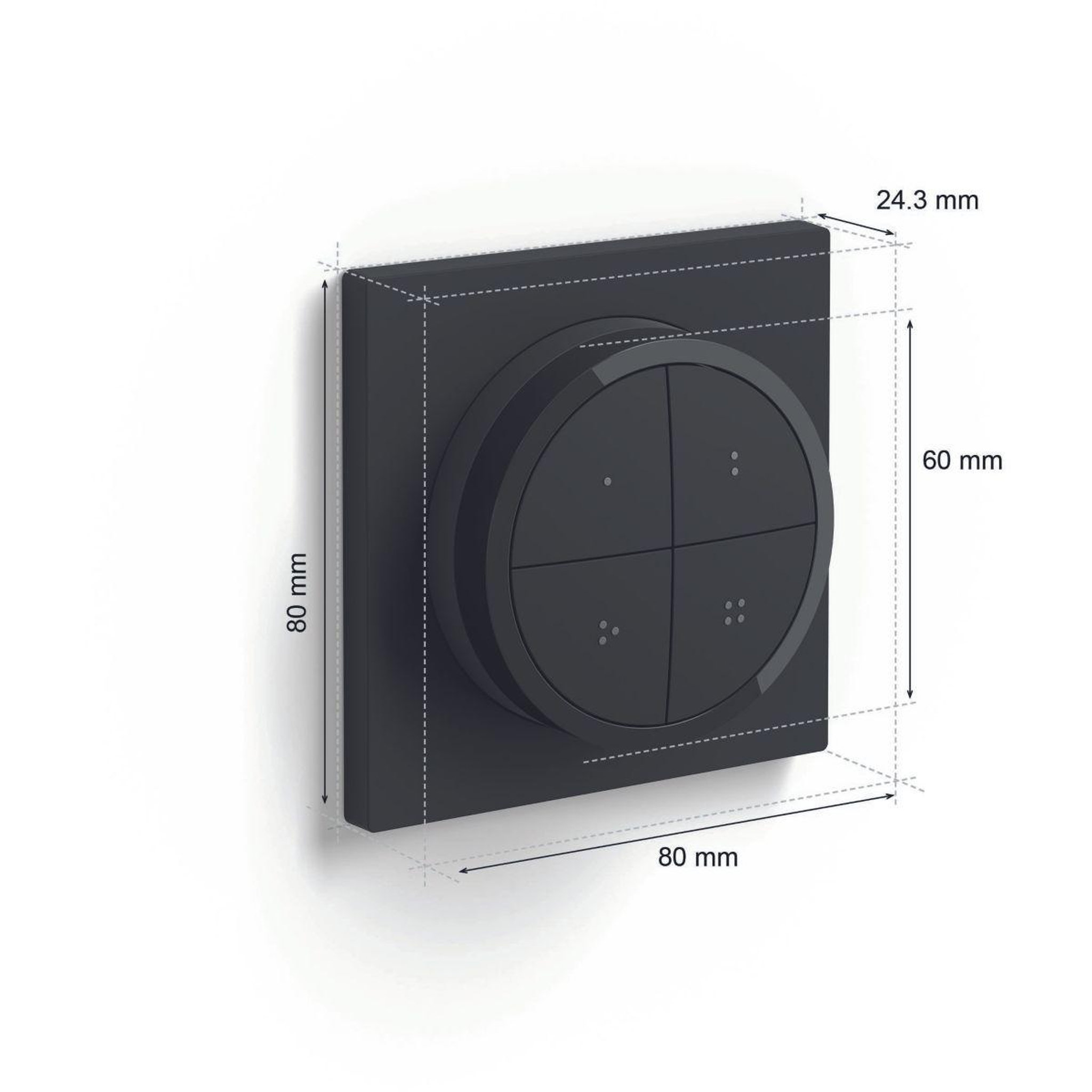 Voir la diapositive 5 : PHILIPS HUE Interrupteur Tap dial switch Noir