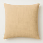 BATON ROUGE Taie d'oreiller 100% gaze de coton lavé ecru naturel. Coloris disponibles : Beige