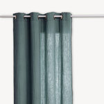 ATMOSPHERA Rideau en gaze de coton JAMANA. Coloris disponibles : Rose, Bleu