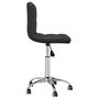 Voir la diapositive 3 : VIDAXL Chaise pivotante de salle a manger Noir Similicuir