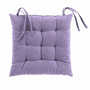 Voir la diapositive 2 : Paris Prix Coussin de Chaise  Mistral  40x40cm Lilas