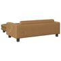 Voir la diapositive 5 : VIDAXL Lit pour chien avec extension marron 100x50x30 cm velours