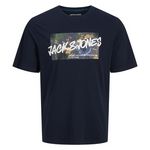 Jack & Jones T shirt  Ado Jack & Jones Hawaii. Coloris disponibles : Bleu