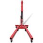 Voir la diapositive 2 : VIDAXL Grue pliable pour moteurs 2 tonnes 88,2 kg