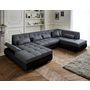 Voir la diapositive 2 : LISA DESIGN Vermont - canapé panoramique d'angle droit - 7 places - xxl
