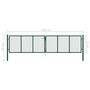 Voir la diapositive 5 : VIDAXL Portail en treillis de jardin acier 390x75 cm vert