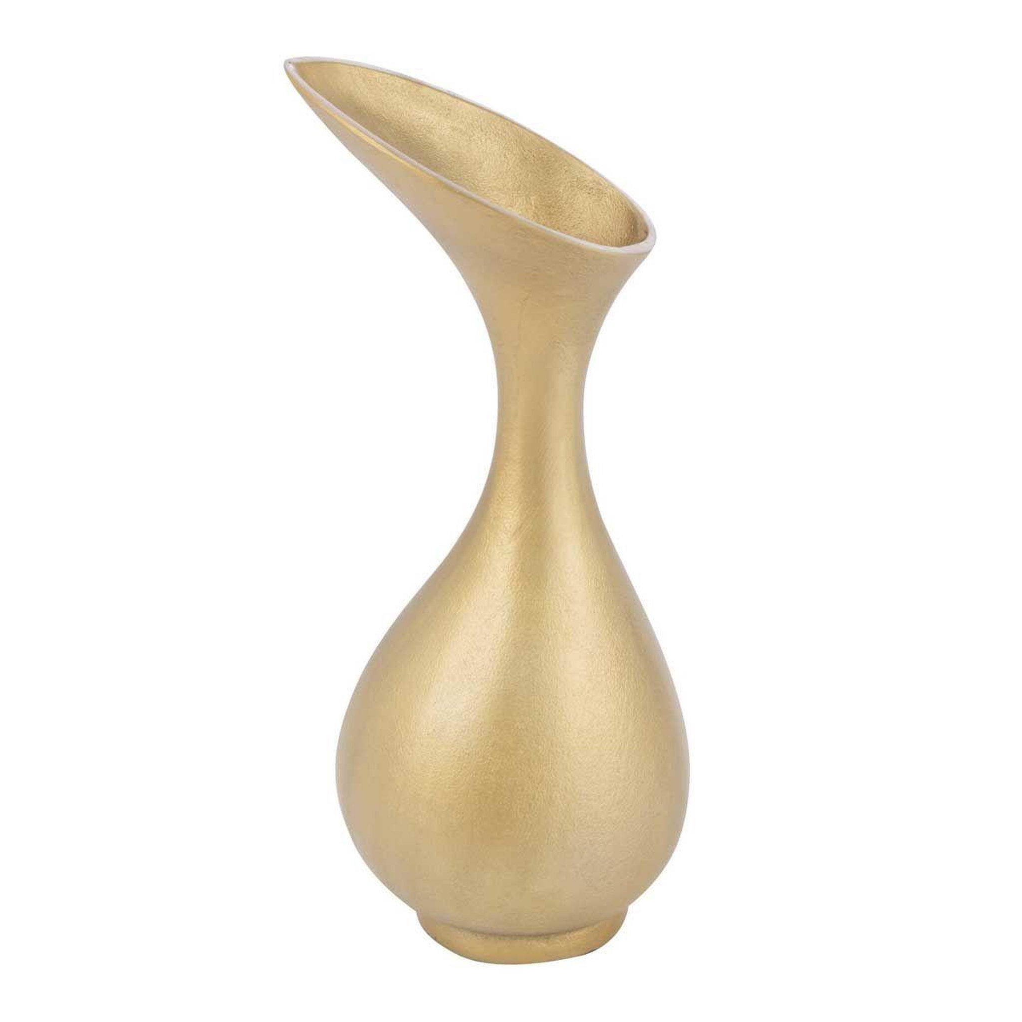 J-LINE Vase design en aluminium  olivia  45cm or