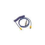 Ducky Câble USB Ducky Premicord Horizon Spiralé 1,8m Bleu et Violet